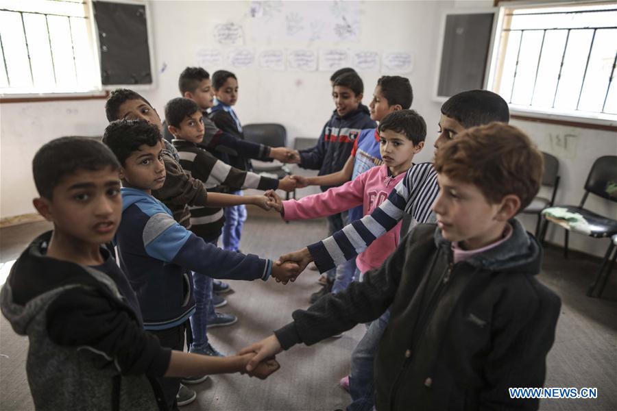 MIDEAST-GAZA STRIP-PSYCHOLOGICAL RELEASE SESSION