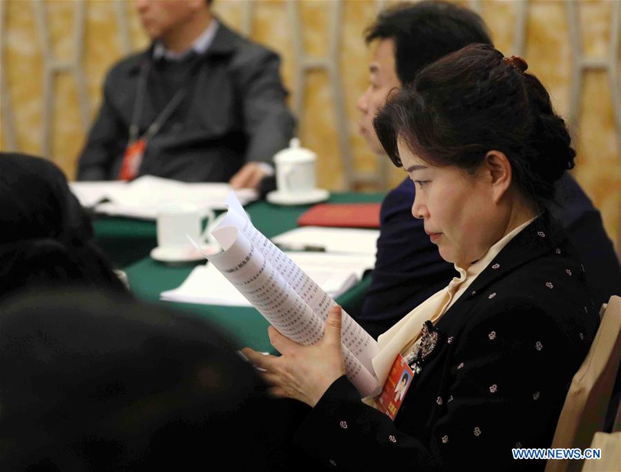 (TWO SESSIONS)CHINA-BEIJING-NPC-CPPCC-INTERNATIONAL WOMEN'S DAY(CN)