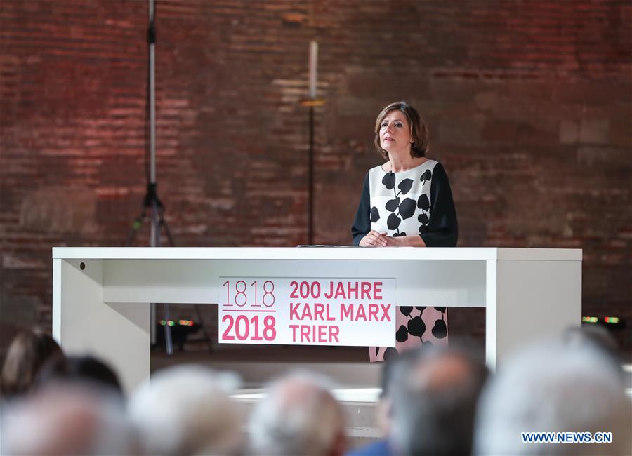 GERMANY-TRIER-KARL MARX EXHIBITIONS-JUNCKER