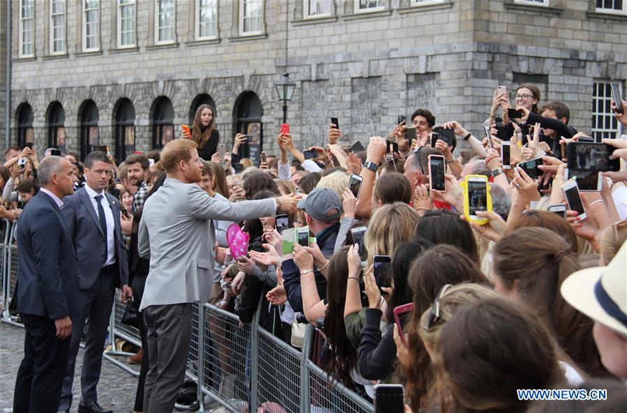 IRELAND-DUBLIN-BRITAIN'S PRINCE HARRY-VISIT