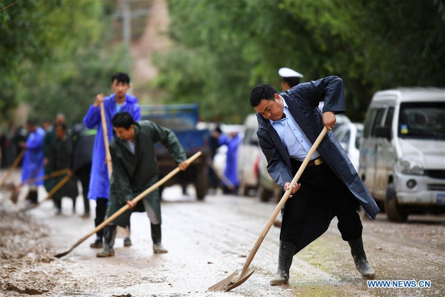 CHINA-GANSU-FLOOD-RESCUE (CN)