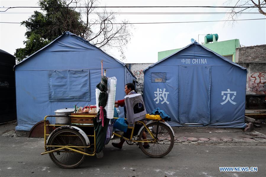 MEXICO-MEXICO CITY-CHINA-COMMEMORATION-EARTHQUAKE