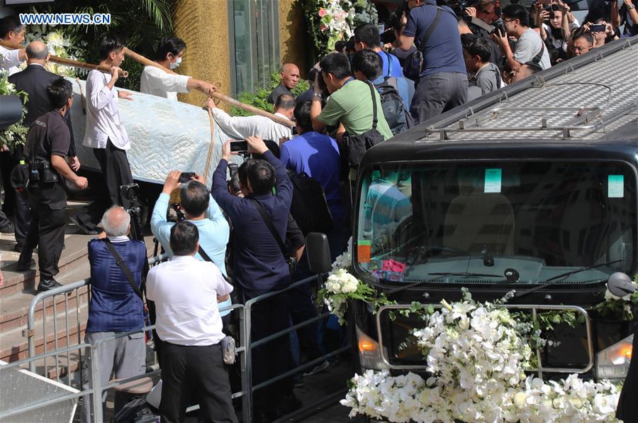 CHINA-HONG KONG-JIN YONG-CONDOLENCE (CN)