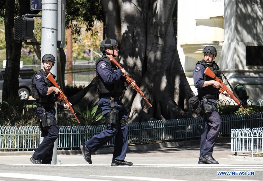 U.S.-LOS ANGELES-POLICEMEN-TRAINING