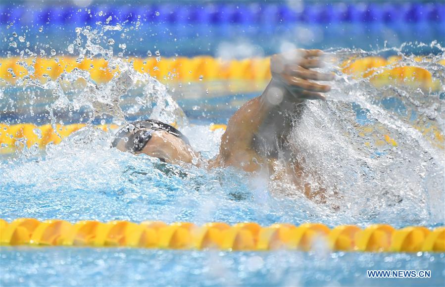 (SP)CHINA-WUHAN-7TH MILITARY WORLD GAMES-SWIMMING-MEN 4&times;100M MEDLEY RELAY