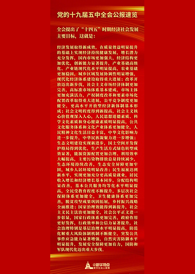 全會提出了&ldquo;十四五&rdquo;時期經(jīng)濟(jì)社會發(fā)展主要目標(biāo)