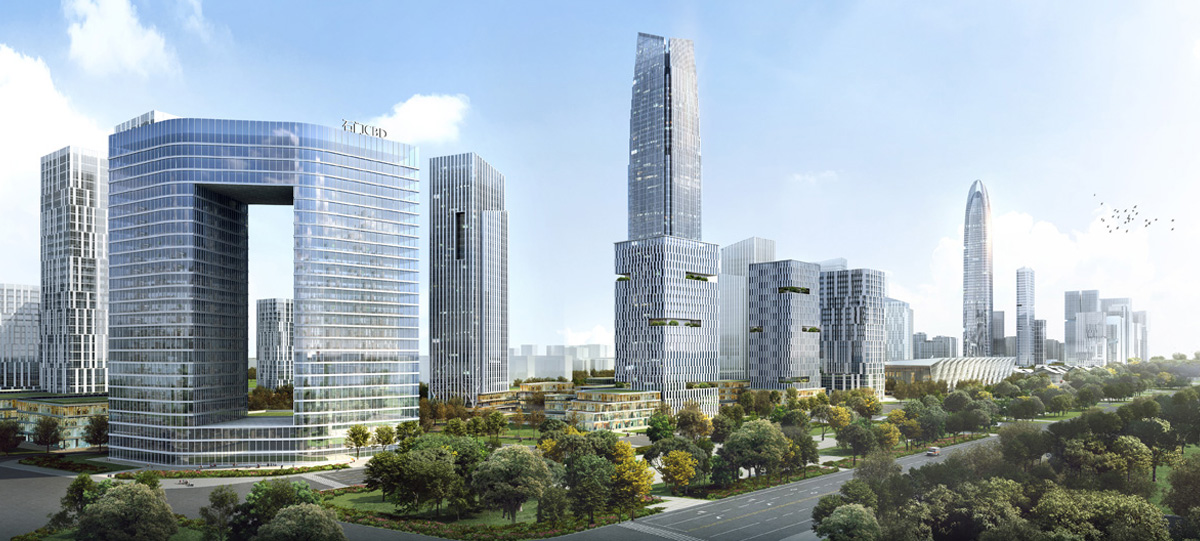 中央商務區(qū)金融商務北區(qū)將以5A甲級寫字樓聚集為群，南區(qū)將建設多功能為一體的綜合城市化辦公區(qū)域