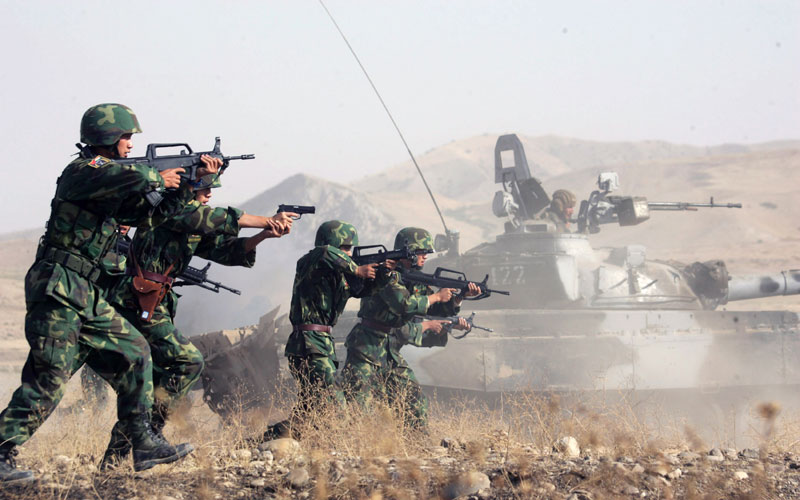 李翔作品：&ldquo;協(xié)作-2006&rdquo;中塔聯(lián)合反恐軍事演習(xí)