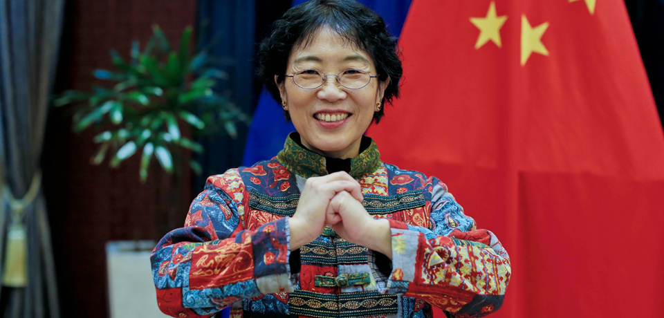 中國駐歐盟使團(tuán)團(tuán)長楊燕怡大使通過新華網(wǎng)向祖國各族人民拜年