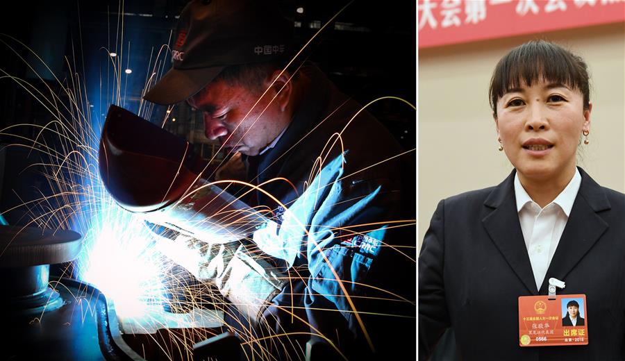 （兩會(huì)&middot;影像鏈接）全國人大代表張敬華：加大力度培養(yǎng)高級技術(shù)工人