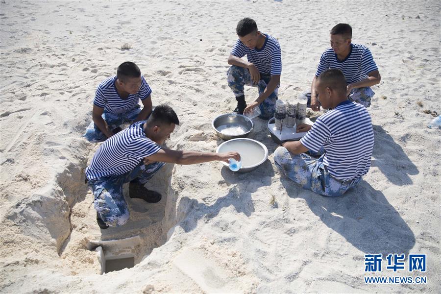 （壯麗70年&middot;奮斗新時代&middot;新華全媒頭條&middot;圖文互動）（8）&ldquo;你在我的航程上，我在你的視線里&rdquo;&mdash;&mdash;走進(jìn)海軍西沙中建島官兵的五彩世界