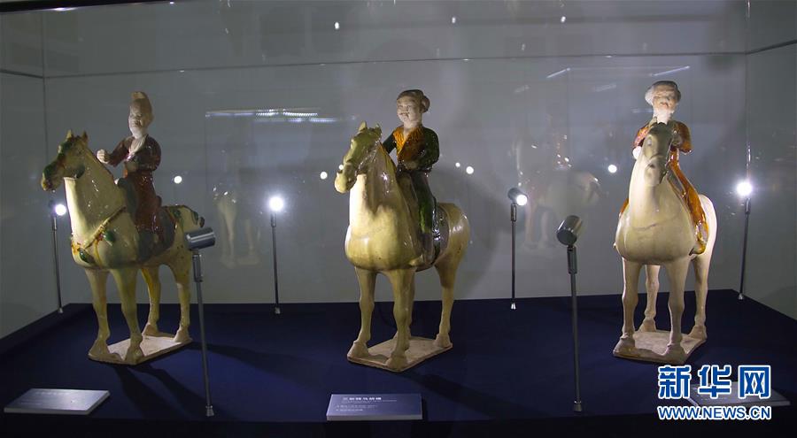 （XHDW&middot;圖文互動(dòng)）（1）唐定遠(yuǎn)將軍安菩夫婦墓出土文物特展亮相塔什干