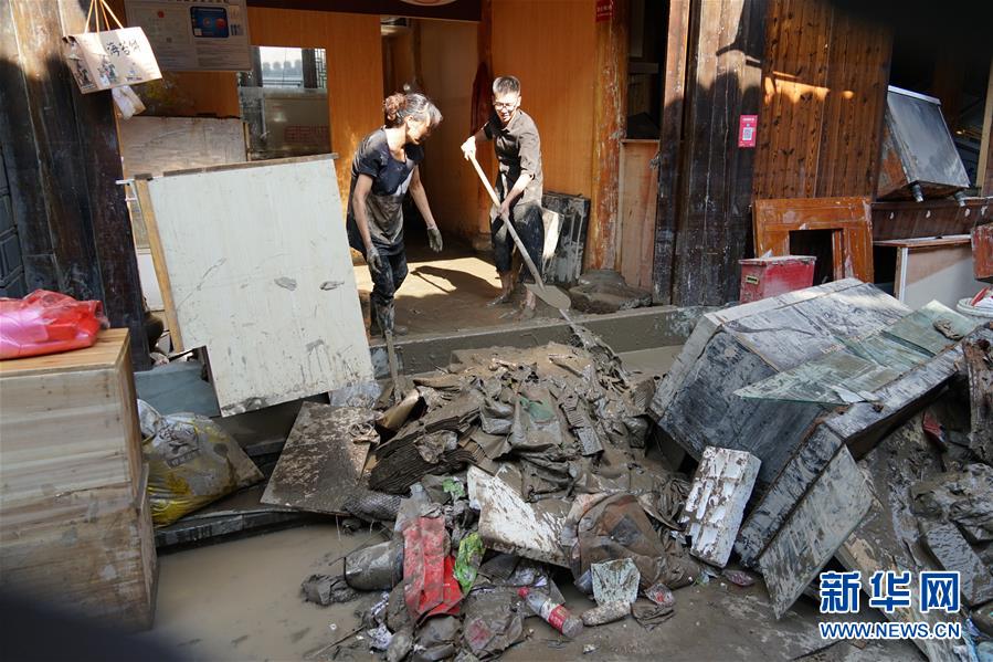 （關(guān)注&ldquo;利奇馬&rdquo;&middot;圖文互動(dòng)）（4）古城洪災(zāi) 八方馳援&mdash;&mdash;洪水災(zāi)害下的浙江臨?，F(xiàn)場(chǎng)目擊