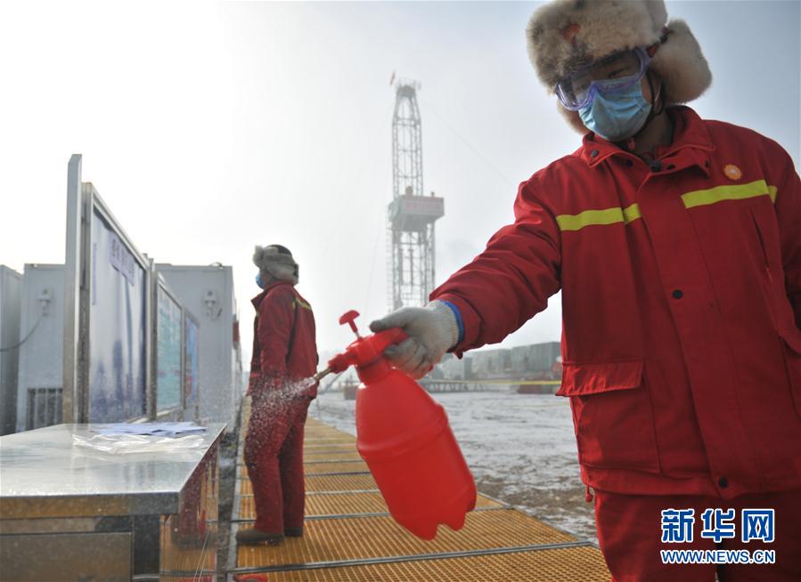 （圖文互動）（1）大慶油田：一手抓防疫，一手抓生產(chǎn)