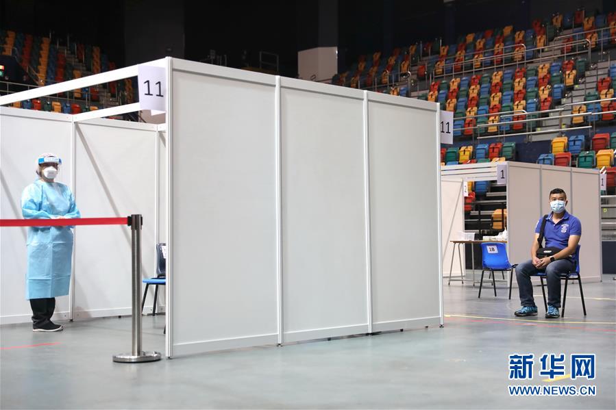 （圖文互動(dòng)）（3）特寫：新冠病毒普檢首日，香港市民踴躍參與