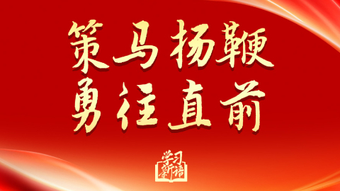 策馬揚(yáng)鞭 勇往直前