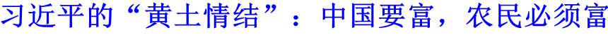 習(xí)近平的&ldquo;黃土情結(jié)&rdquo;：中國(guó)要富，農(nóng)民必須富