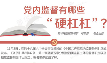黨內(nèi)監(jiān)督有哪些&ldquo;硬杠杠&rdquo;？