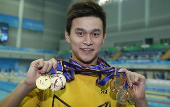 孫楊，六金一銀！