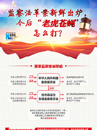 監(jiān)察法草案新鮮出爐 今后&ldquo;老虎蒼蠅&rdquo;怎么打？