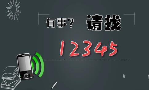 有事，請找12345