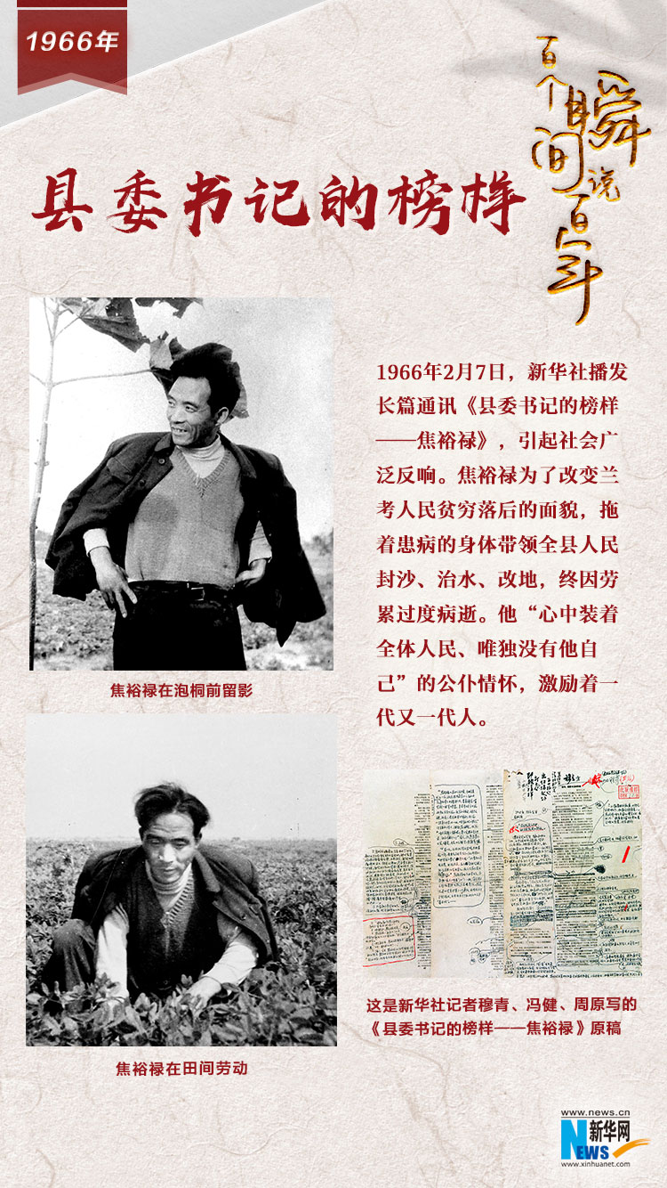 1966，縣委書記的榜樣