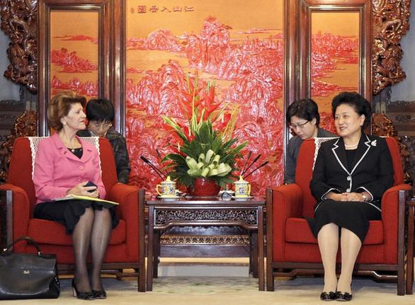 劉延?xùn)|會(huì)見(jiàn)歐盟委員會(huì)教育、文化、語(yǔ)言多樣性及青年事務(wù)委員瓦西利烏