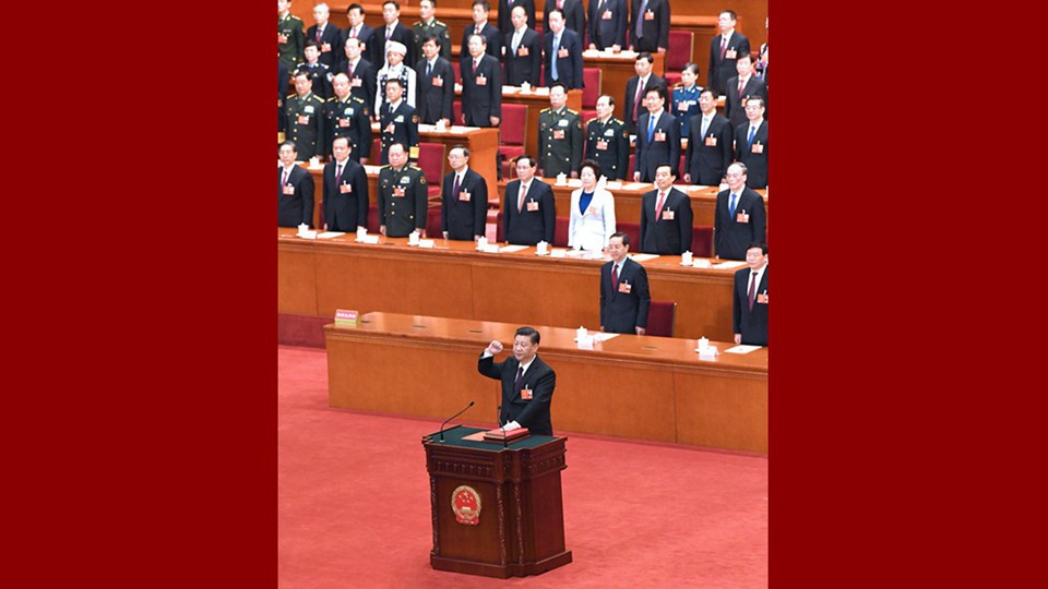 習(xí)近平當(dāng)選國家主席、中央軍委主席