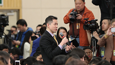 美國(guó)有線(xiàn)電視新聞網(wǎng)記者提問(wèn)