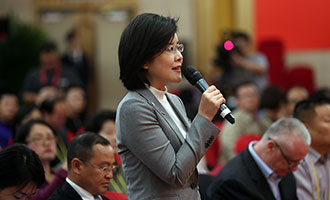 中央電視臺(tái)、中國網(wǎng)絡(luò)電視臺(tái)記者提問