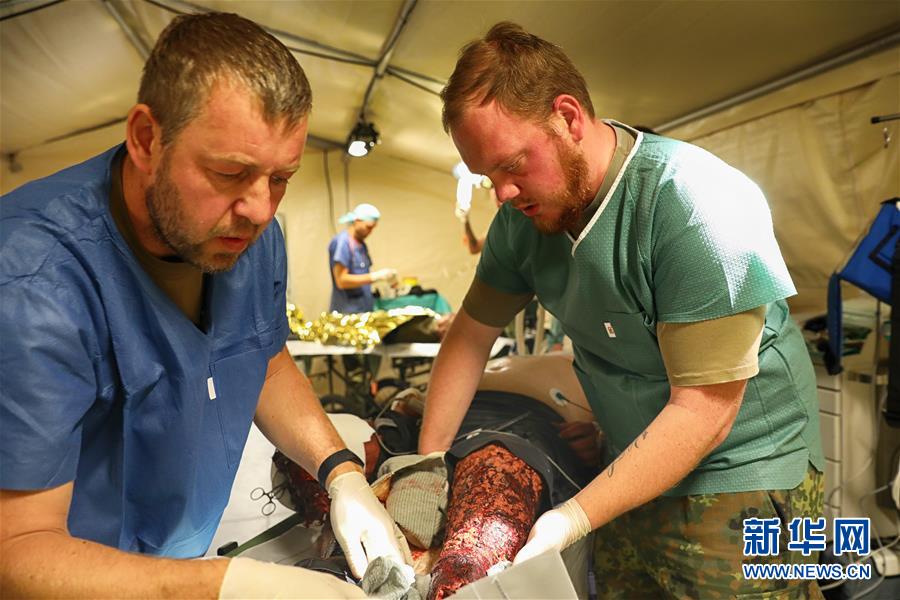 （國際&middot;圖文互動）（5）&ldquo;共同的理念，讓合作更深入更順暢&rdquo;&mdash;&mdash;走進(jìn)中德&ldquo;聯(lián)合救援-2019&rdquo;衛(wèi)勤實兵聯(lián)合演習(xí)德方野戰(zhàn)二級醫(yī)院