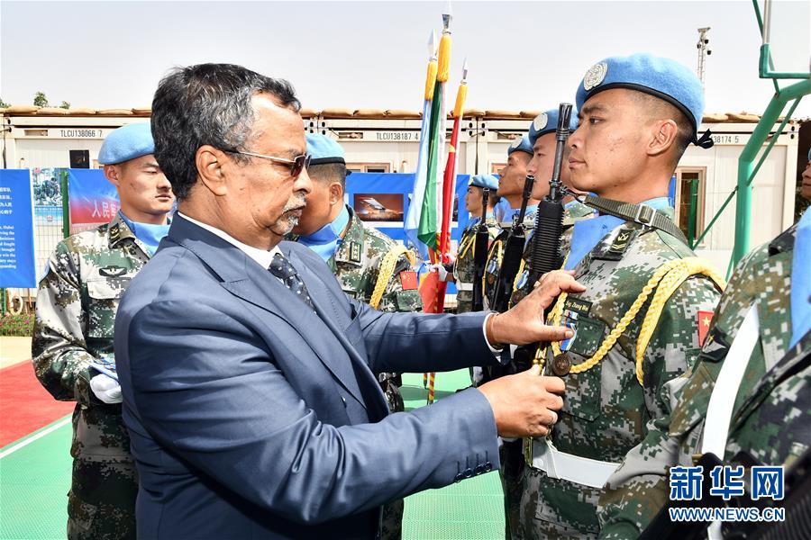 （國際&middot;圖文互動）（1）中國413名維和官兵被聯(lián)合國授予&ldquo;和平榮譽勛章&rdquo;