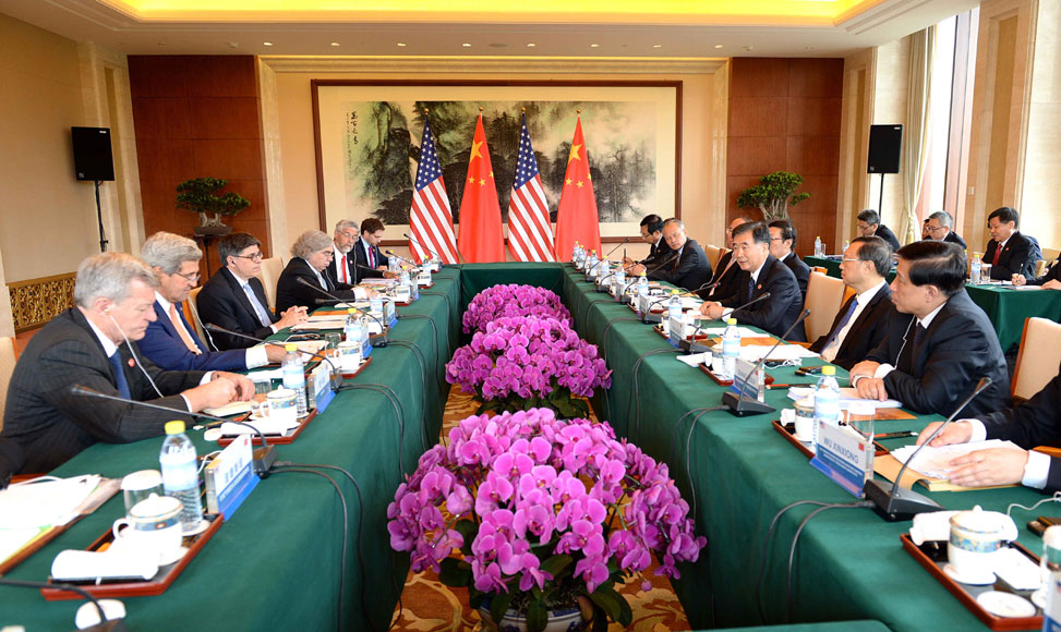第六輪中美戰(zhàn)略與經濟對話舉行氣候變化問題特別聯(lián)合會議（圖）