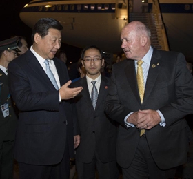 習(xí)近平對(duì)澳大利亞進(jìn)行國(guó)事訪問