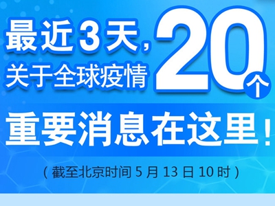 【圖解】最近3天，關(guān)于全球疫情20個(gè)重要消息在這里！