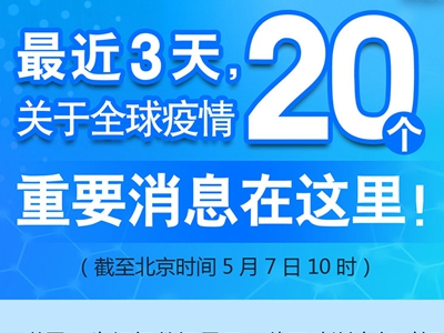 【圖解】最近3天，關(guān)于全球疫情20個(gè)重要消息在這里！