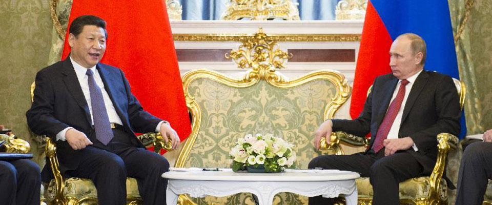 2013年3月，習近平與普京舉行會談